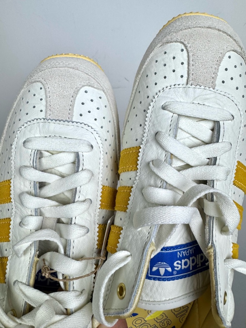 Adidas Originals Japan Women’s Sneaker in Cream and Yellow Size 9 NEW - Picture 6 of 16